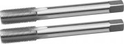 Метчики ЗУБР "ПРОФЕССИОНАЛ" машинно-ручные, комплектные для нарезания метрической резьбы с мелким шагом, М10 x 1,0, 2шт,  ( 4-28007-10-1.0-H2_z01 )