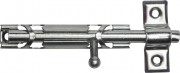 Шпингалет накладной "3Т-12" стальной, покрытие белый цинк, 80мм  ,  ( 37735-80 )