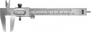 СИБИН штангенциркуль стальной, глубиномер, мм и дюймы, шаг измерения 0,1 мм, 125 мм, точность 0,05 мм, ( 3443 )