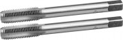 Комплект метчиков ЗУБР "МАСТЕР" ручных для нарезания метрической резьбы, М8 x 1,0, 2шт ,  ( 4-28006-08-1.0-H2 )