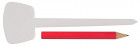 Набор меток-ориентиров GRINDA для засеянных грядок: 25 ярлыков (тип - "Т") + карандаш, 125 мм,  ( 8-422371-H26_z01 )