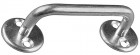 Ручка-скоба "РС80-2", покрытие белый цинк, 80мм,  ( 37691-080 )