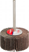 Круг шлифовальный ЗУБР "МАСТЕР" веерный лепестковый, на шпильке, тип КЛО, зерно-электрокорунд нормальный, P320, 15х30мм,  ( 36600-320 )