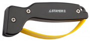 Точилка STAYER "MASTER" универсальная, для ножей, с защитой руки, рабочая часть из карбида,  ( 47513 )