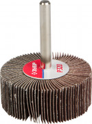 Круг шлифовальный ЗУБР "МАСТЕР" веерный лепестковый, на шпильке, тип КЛО, зерно-электрокорунд нормальный, P320, 20х50мм,  ( 36601-320 )