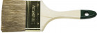 Кисть плоская STAYER "LASUR-STANDARD", смешанная (натуральная и искусственная) щетина, деревянная ручка, 100мм,  ( 01031-100 )