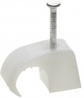 Скоба-держатель для кабеля, универсальная, 4-7 мм, 60 шт, с оцинкованным гвоздем, STAYER,  ( 45050-04-07 )