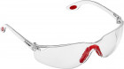 ЗУБР Спектр 3 Прозрачные очки защитные открытого типа, поликарбонатная монолинза, двухкомпонентные дужки, серия ПРОФЕССИОНАЛ ( 110315 )