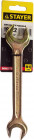 Рожковый гаечный ключ 19 x 22 мм, STAYER,  ( 27038-19-22 )