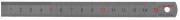 Линейка ЗУБР "ЭКСПЕРТ" нержавеющая, узкая, двусторонняя, непрерывная шкала 1/2мм, длина 0,15 м, толщина 0,5 мм,  ( 34280-0.5-015 )