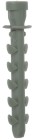 Дюбель для трубной клипсы нейлоновый 8 х 50 мм, 100 шт, ЗУБР,  ( 4-44953-08-050 )