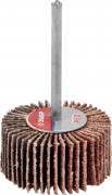 Круг шлифовальный ЗУБР "МАСТЕР" веерный лепестковый, на шпильке, тип КЛО, зерно-электрокорунд нормальный, P60, 15х30мм ,  ( 36600-060 )