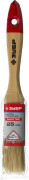 Кисть плоская ЗУБР "УНИВЕРСАЛ-МАСТЕР", натуральная щетина, деревянная ручка, 25мм,  ( 4-01003-025 )