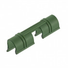 Универсальные зажимы для крепления к каркасу парника D 12 мм, 20 шт в упаковке, зеленые Palisad, ( 64429 )