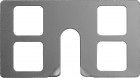 КРЕММЕР 100 шт крепление для установки маячковых профилей, ЗУБР,  ( 30950-100 )