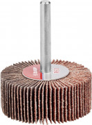 Круг шлифовальный ЗУБР "МАСТЕР" веерный лепестковый, на шпильке, тип КЛО, зерно-электрокорунд нормальный, P60, 20х50мм ,  ( 36601-060 )