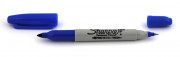 Маркер Twin Tip 2 наконечника 1 и 0,3 мм синий , SHARPIE, ( 52031 )