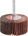 Круг шлифовальный ЗУБР "МАСТЕР" веерный лепестковый, на шпильке, тип КЛО, зерно-электрокорунд нормальный, P60, 30х60мм ,  ( 36602-060 )