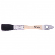 Кисть плоская, натуральная черная щетина, деревянная ручка, размер 3/4 Mtx, ( 82616 )