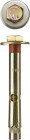 Болт анкерный с пластиковым кольцом, 12х110мм, 15шт, желтопассивированный, ЗУБР,  ( 4-302312-12-110 )