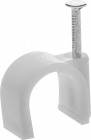 Скоба-держатель для круглого кабеля, 16 мм, 40 шт, с оцинкованным гвоздем, STAYER,  ( 4510-16 )