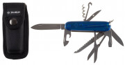 Нож ЗУБР "ЭКСПЕРТ" складной многофункциональный, пластиковая рукоятка, "12 в 1",  ( 47785 )