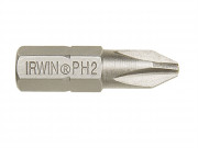 Биты для шуруповерта, PH2-крест, длина 25 мм, C 1/4", 250 шт, IRWIN, ( 10504384 )