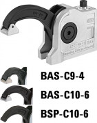 Зажим BAS-C compact, крепежное отверстие разрезное BAS-C9-4, BESSEY, ( BE-BAS-C9-4 )