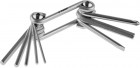 Набор ЗУБР Ключи "МАСТЕР" имбусовые складные, Cr-V сталь, сатинированное покрытие, HEX 2-6 мм, SL 5 мм, PH № 2, 8-в-1  ,  ( 27420-H8 )