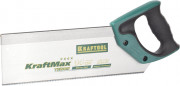 Ножовка с обушком для стусла (пила) KRAFTOOL "KraftMax" TENON, 14 /15 TPI, 300 мм, специальный зуб,  ( 15228-30 )