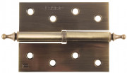 Петля дверная разъемная ЗУБР "ЭКСПЕРТ", 1 подшипник, цвет ст. латунь (AB), правая, с крепежом, 100х75х2,5мм,2шт ,  ( 37605-100-5R )