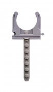 Скоба-держатель для металлопластиковых труб, в комплекте с дюбелем, 20 мм, 6 шт, ЗУБР,  ( 4-44956-20 )