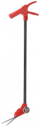 Ножницы GRINDA для стрижки травы, поворотный механизм 180 гр, на удлинителе и подставке с колесиками, 965мм,  ( 8-422087_z01 )