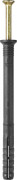 Дюбель-гвоздь полипропиленовый, потайный бортик, 8 x 100 мм, 50 шт, STAYER,  ( 30645-08-100 )