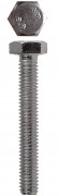Болт с шестигранной головкой, DIN 933, M12x120 мм, 2 шт, кл. пр. 5.8, оцинкованный, ЗУБР,  ( 4-303076-12-120 )