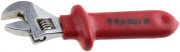 Ключ разводной НИЗ диэлектрический, хромированное покрытие, 19мм/150мм,  ( 27241-19 )