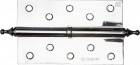Петля дверная разъемная ЗУБР "ЭКСПЕРТ", 1 подшипник, цвет хром (CP), левая, с крепежом, 125х75х2,5мм, 2 шт,  ( 37605-125-2L )