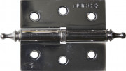 Петля дверная разъемная ЗУБР "ЭКСПЕРТ", 1 подшипник, цвет хром (CP), левая, с крепежом, 75х63х2,5мм, 2 шт ,  ( 37605-075-2L )