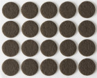 Накладки STAYER "COMFORT" на мебельные ножки, самоклеящиеся, фетровые, коричневые, круглые - диаметр 16 мм, 20 шт,  ( 40910-16 )