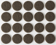 Накладки STAYER "COMFORT" на мебельные ножки, самоклеящиеся, фетровые, коричневые, круглые - диаметр 16 мм, 20 шт,  ( 40910-16 )
