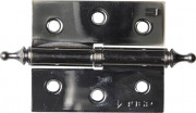Петля дверная разъемная ЗУБР "ЭКСПЕРТ", 1 подшипник, цвет хром (CP), правая, с крепежом, 75х63х2,5мм, 2 шт,  ( 37605-075-2R )