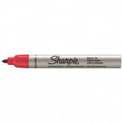 Маркер PRO красный 1 мм., алюминиевый  корпус без упаковки , SHARPIE, ( S0945740 )