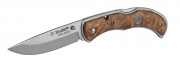 Нож ЗУБР "ПРЕМИУМ" НОРМАНН складной, эргономичная рукоятка с деревянными накладками, 220мм/лезвие 95мм,  ( 47714 )