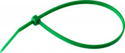 Кабельные стяжки зеленые КС-З1, 2.5 x 150 мм, 100 шт, нейлоновые, ЗУБР Профессионал,  ( 309060-25-150 )