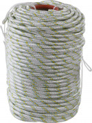 Фал плетёный капроновый СИБИН 24-прядный с капроновым сердечником, диаметр 12 мм, бухта 100 м, 2200 кгс,  ( 50220-12 )