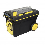 Ящик для инструмента пластмассовый с колесами "Pro Mobile Tool Chest" с органайзером и съемными отделением, STANLEY, ( 1-92-083 )