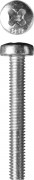 Винт DIN 7985, M3 x 25 мм, 5 кг, кл. пр. 4.8, оцинкованный, ЗУБР,  ( 303150-03-025 )