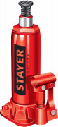 Домкрат гидравлический бутылочный "RED FORCE", 2т, 181-345 мм, в кейсе, STAYER 43160-2-K,  ( 43160-2-K_z01 )