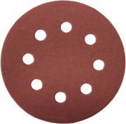 Круг шлифовальный ЗУБР "МАСТЕР" универсальный, из абразивной бумаги на велкро основе, 8 отверстий, Р600, 125мм, 5шт,  ( 35562-125-600 )