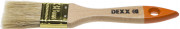 Кисть флейцевая DEXX, деревянная ручка, натуральная щетина, индивидуальная упаковка, 38мм,  ( 0100-038_z02 )